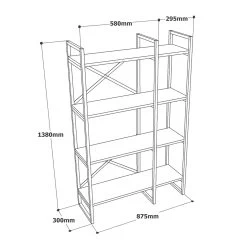 DKK Boekenkast VG2 - A Den Groen -Meubelserie Winkel f2ed8d2f23e7037a9047245337efbfb5c4fe92daa9d0fe7df051b1d20e3ff24f