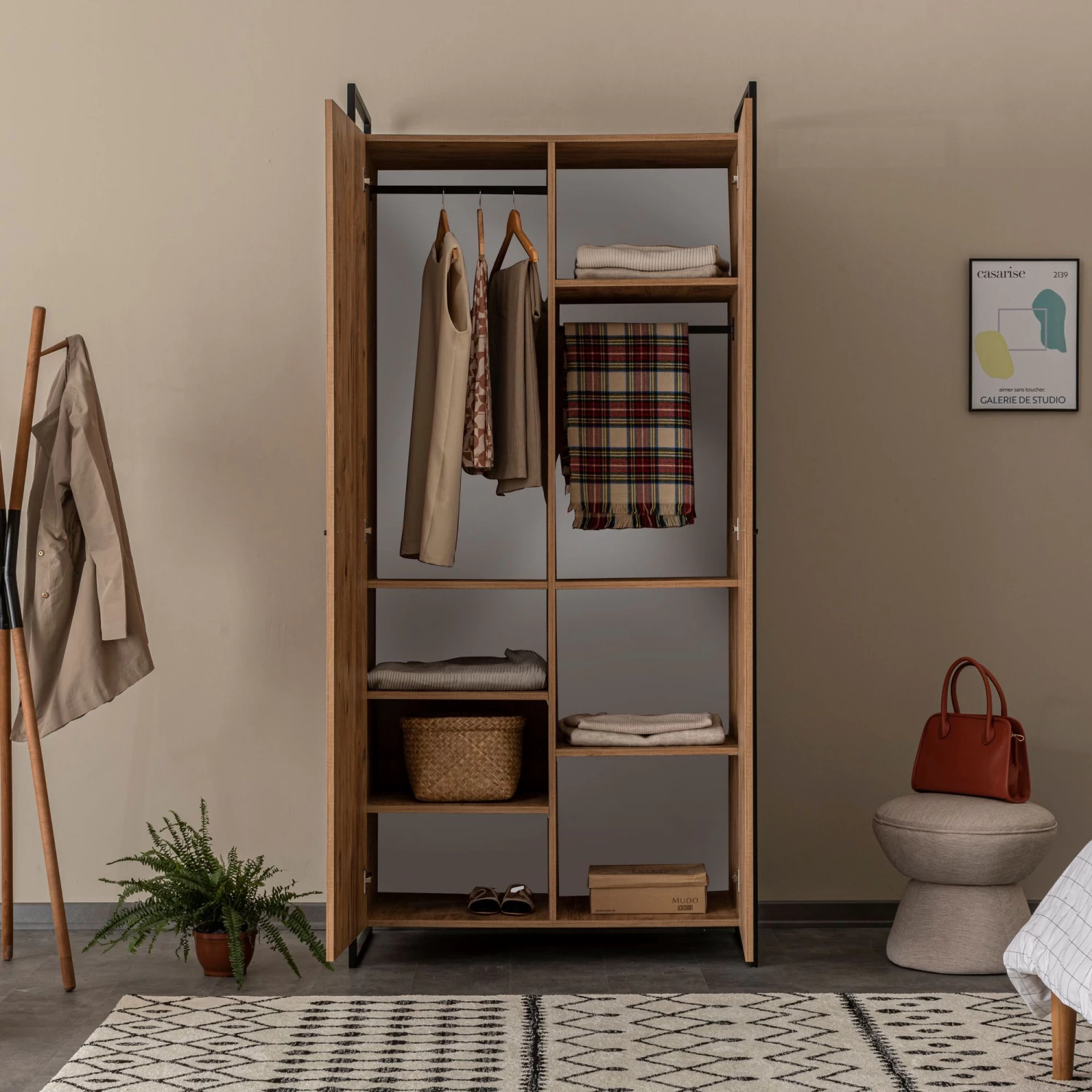 DKK Kledingkast Dynamic - 07 AthlanticDen Groen 4 DKK Kledingkast Dynamic - 07 AthlanticDen Groen - Afbeelding 2