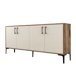 DKK Dressoir Kiev Walnoot Crème -Meubelserie Winkel f733acd5111acce6c57726388e72f5d854bda44da1c29c11110bc5927fa6a5ee