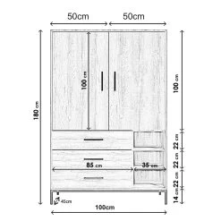 DKK Kledingkast Lila Kapakli Gardirop L626 Eiken -Meubelserie Winkel fb104c18adf130d1486636f1414d9b9ba6448e54b4f8ba2292b64f7aa38260fe