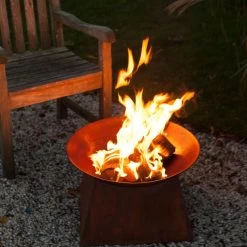 Vuurschaal Cortenstaal Roest Basic -Meubelserie Winkel ff149 41