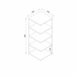 DKK Boekenkast Vitale Antraciet -Meubelserie Winkel ffb375271863c26a7e5a32a129546ea10f0cb8e7cba81ba7935c42a137a59aa1