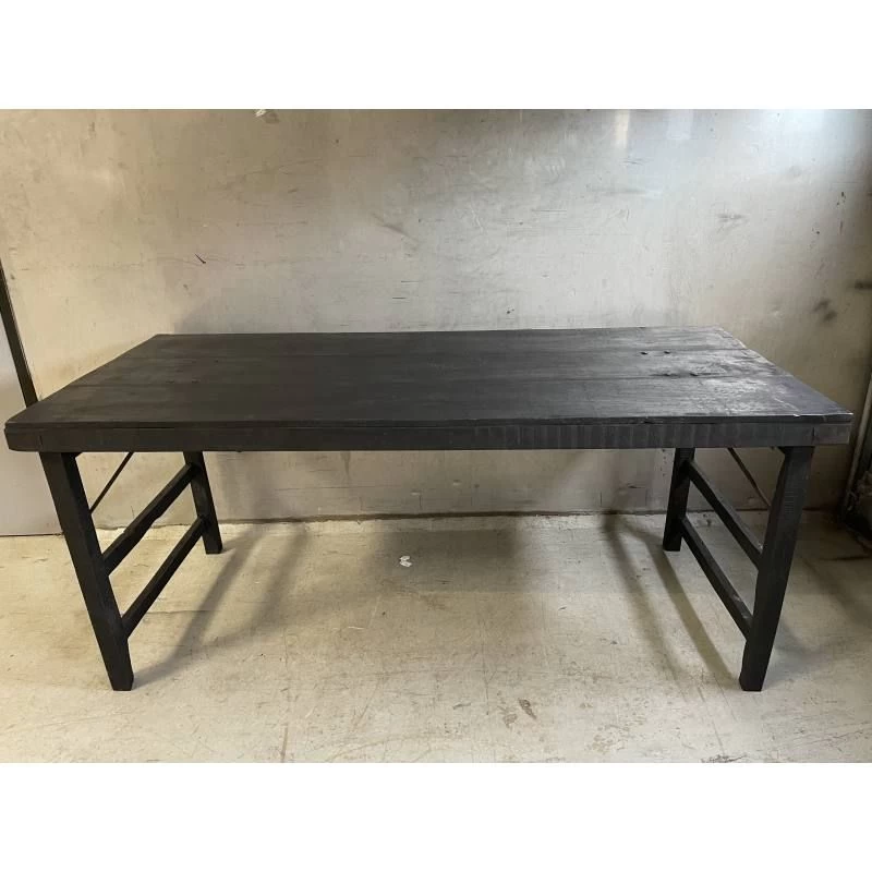 Markttafel Zwart 180x80xH80 Cm 3 Markttafel Zwart 180x80xH80 Cm