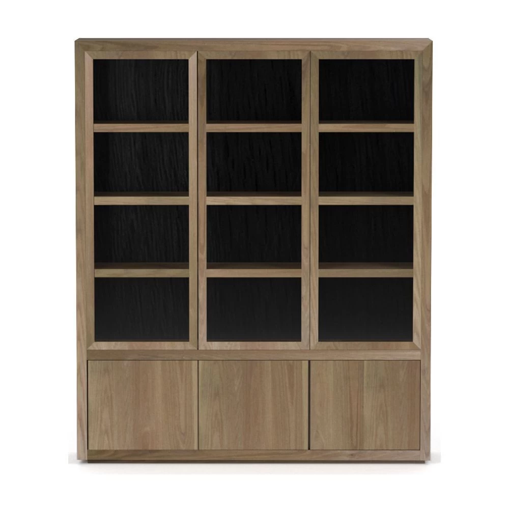 Eiken Fort 3 Door Cabinet (Natural) 175X40X194 Cm 4 Eiken Fort 3 Door Cabinet (Natural) 175X40X194 Cm - Afbeelding 2