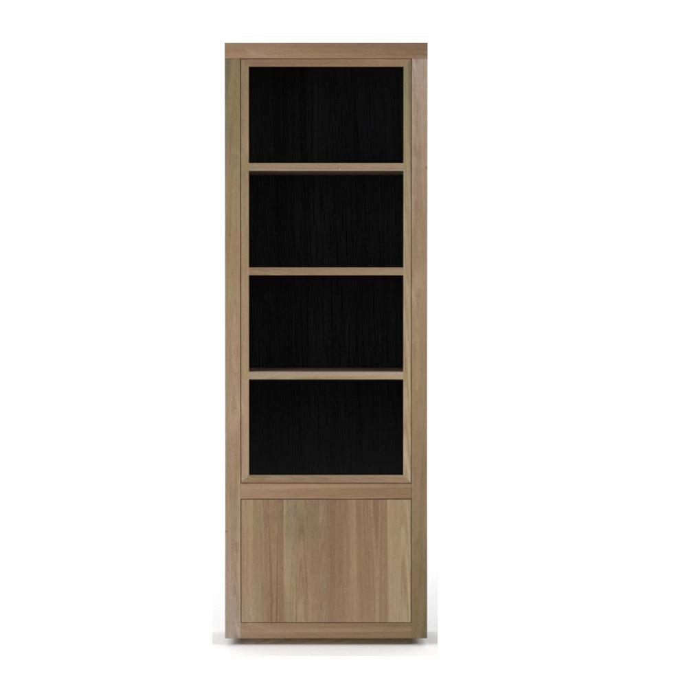 Eiken Fort Collection 1 Door Cabinet (Natural) 64X40X194 Cm 4 Eiken Fort Collection 1 Door Cabinet (Natural) 64X40X194 Cm - Afbeelding 2