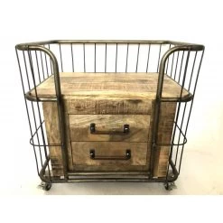 Nachtkastje Gola 2 Deurs Trolley