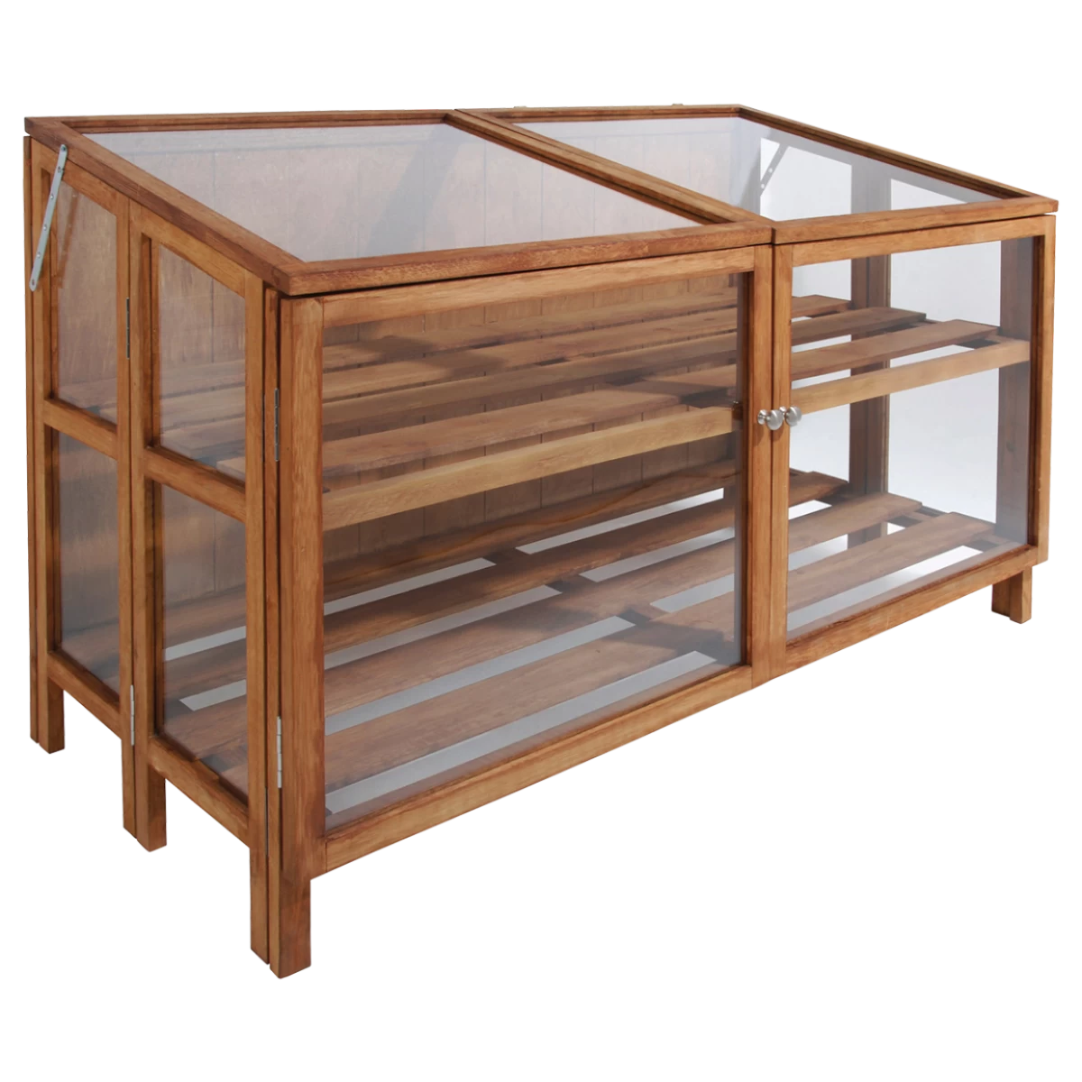 Hardhouten Kweekkas Breed 3 Hardhouten Kweekkas Breed