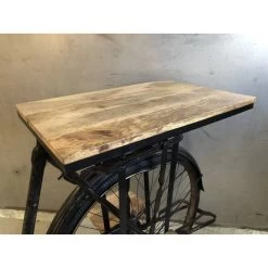 Halve Fiets Bijzettafel - Mangohout- 100x53xH91 Cm 7 Halve Fiets Bijzettafel - Mangohout- 100x53xH91 Cm -Meubelserie Winkel half cycle table 354533
