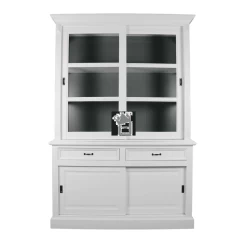 Buffetkast Provence - Wit/donkergrijs 150 Cm