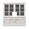 Buffetkast Provence - Wit/donkergrijs 220 Cm