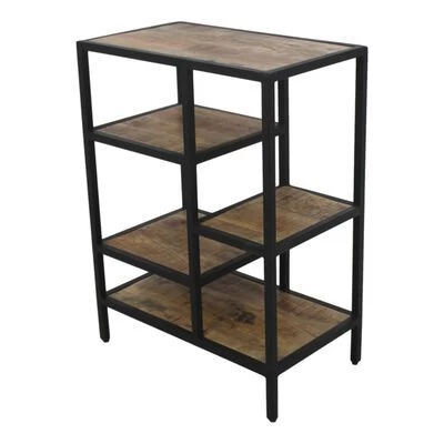 Open Vakkenkast Levels - Mangohout/ijzer - 60x81 Cm 7 Open Vakkenkast Levels - Mangohout/ijzer - 60x81 Cm - Afbeelding 5