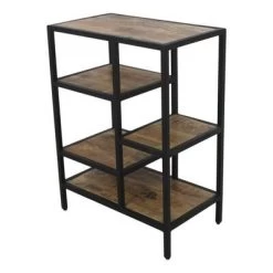 Open Vakkenkast Levels - Mangohout/ijzer - 60x81 Cm 19 Open Vakkenkast Levels - Mangohout/ijzer - 60x81 Cm -Meubelserie Winkel image 4 442875