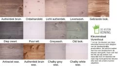 Steigerhouten Eettafel Blokpoot 9 Steigerhouten Eettafel Blokpoot -Meubelserie Winkel kleuren overzicht vuren totaal 2