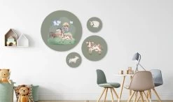 Muurcirkel Set: Boerderijdieren (set 3)