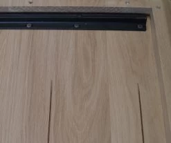 Eiken Tafelblad Naturel Line Double -Meubelserie Winkel profiel opgedikt