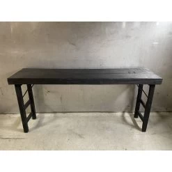 Sidetable Markttafel Zwart Mangohout 170x 40x H80cm