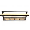 Kapstok Industrieel Met Haken 75x12,5x30 Cm 2 Kapstok Industrieel Met Haken 75x12,5x30 Cm -Meubelserie Winkel wallshelve 5 h 75x125h30cm3717